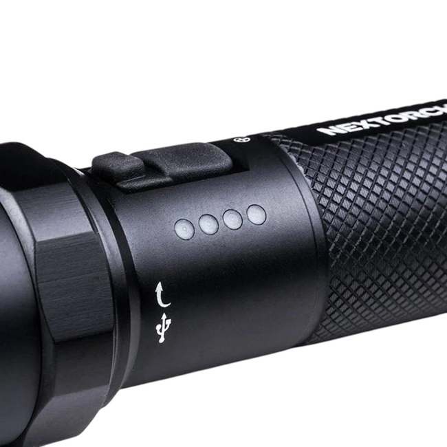 Nextorch P80 Powerful Tactical Flashlight - Black