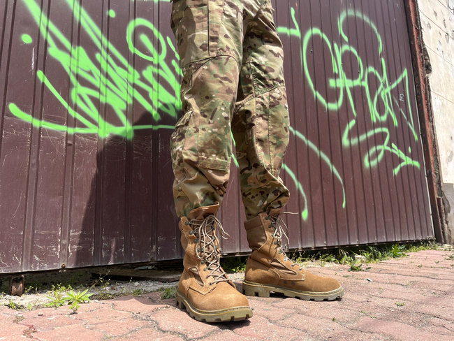 COMBAT BOOTS - USA PANAMA JUNGLE 3.0 - TRU SPEC - USA MILITARY SURPLUS - COYOTE - LIKE NEW