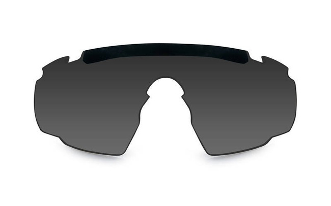 BALLISTIC SUNGLASSES - SABER ADVANCED - WILEY X - GREY/CLEAR/LIGHT RUST - Frame Matte Tan 
