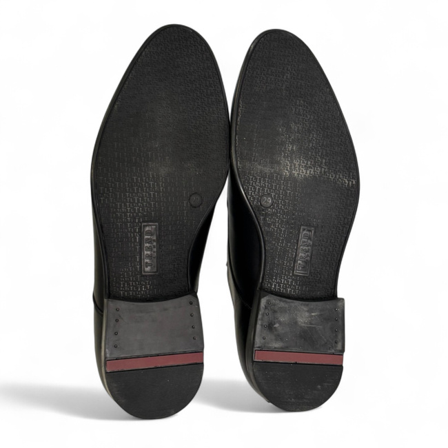 Klasszikus Bőrcipő a Helyi Rendőrség, ANP, Csendőrség és IGSU számára - MARISDAL Shoes - Fekete Vitello