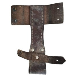 BŐR SZURONY TARTÓ - KATONAI FELESLEG ROMÁN HADSEREG - HASZNÁLT