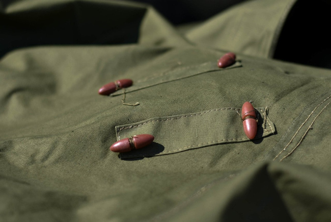 Romanian Plash-palatka, rain cape/shelter half, surplus, Olive, 1.80x1.80m - Like new