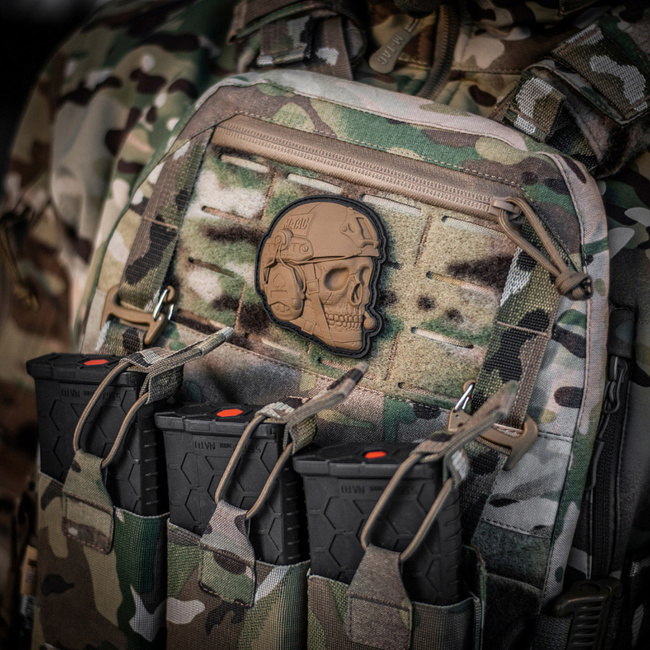 OPERATOR SKULL JELVÉNY - 3D PVC - COYOTE - M-TAC