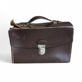 Bőr dokumentumtáska - Román hadsereg katonai felesleg - Használt