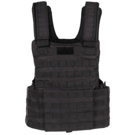 Vest "Molle II", w/lining, modular, Black
