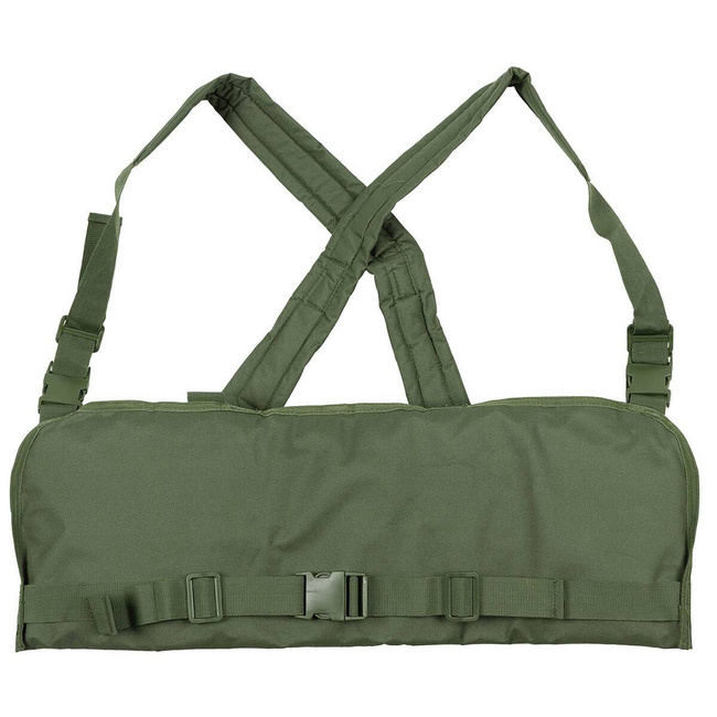TACTICAL CHEST RIG WITH 9 POCKETS, GREEN OD - MFH