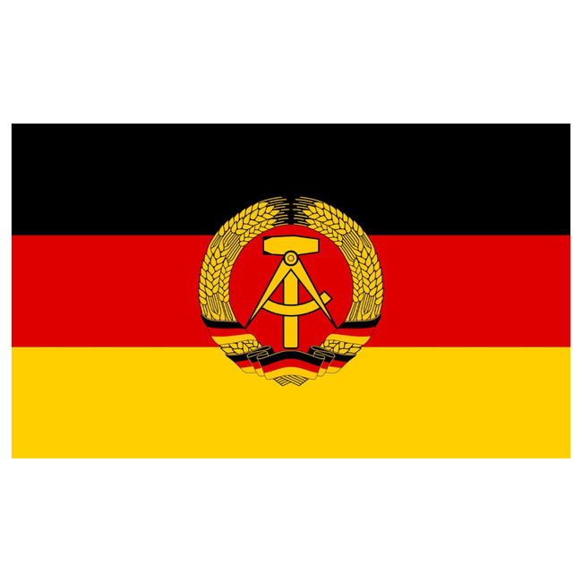 FLAG - 91 x 152 CM- GERMAN DEMOCRATIC REPUBLIC