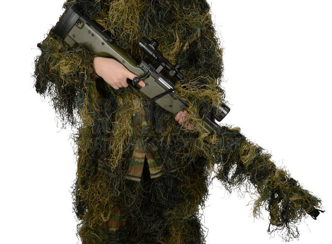 TEREPSZÍNŰ RUHA "GHILLIE" -  4 ELEMEK - Mil-Tec - WOODLAND