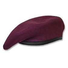 GERMAN BERET - PLEIN CIEL COMMANDO - BURGUNDY
