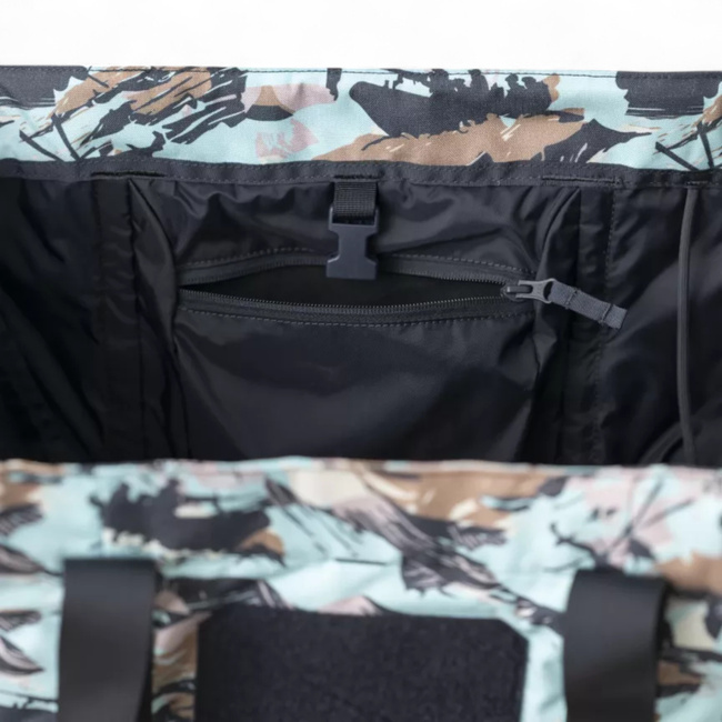 FIELD TOTE BAG - 55L - CORDURA 500D - DETACHABLE SHOULDER STRAP - INTERIOR ORGANIZER - HISTORICAL PRINT - DARK OPS - HELIKON-TEX