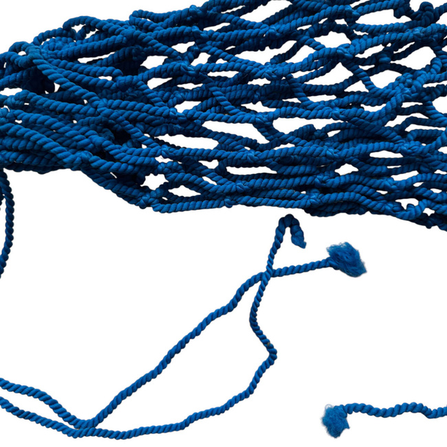 TEXTILHÁLÓ - RÓMAI HADSEREG KATONAI FELESLEG - KÉK/ZÖLD - JÓ ÁLLAPOTBAN