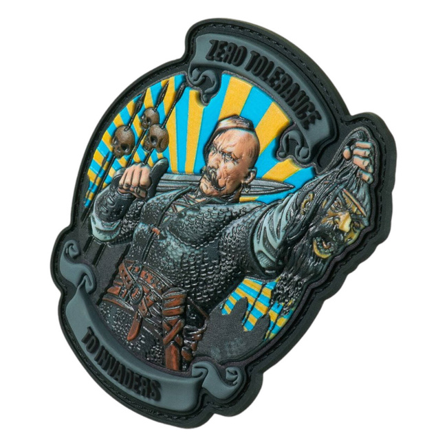 ZERO TOLERANCE JELVÉNY PVC - FEKETE - M-TAC