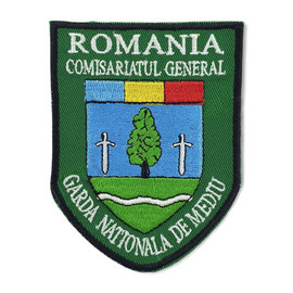 Emblema Comisariatul General Garda Nationala de Mediu, cu aplicare termica