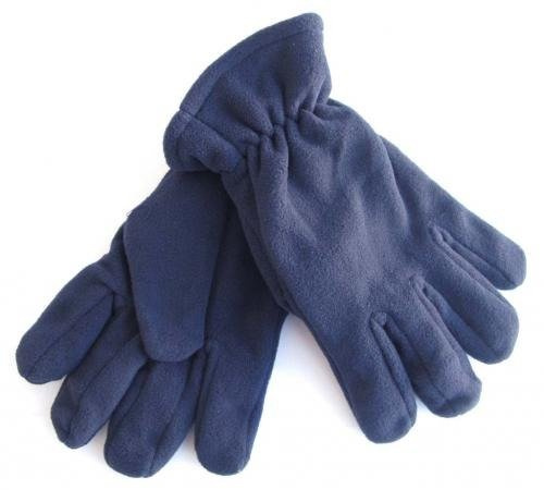 GLOVES FLEECE ´THINSULATE´ FINGER BLUE