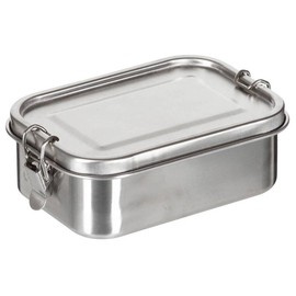 ROZSDAMENTES ACÉL ÉLELMISZERDOBOZ - PRÉMIUM - Fox Outdoor® - 16 x 11.5 x 6 CM