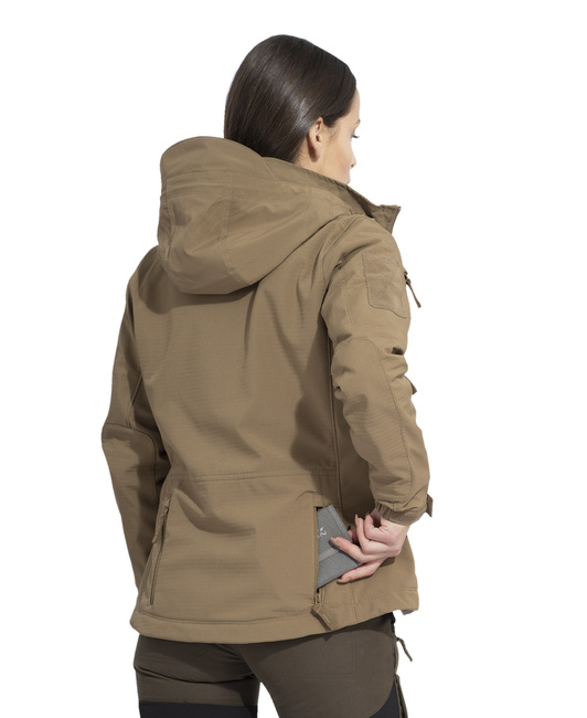 SOFTSHELL JACKET FOR WOMEN - ARTAXES - Pentagon - COYOTE