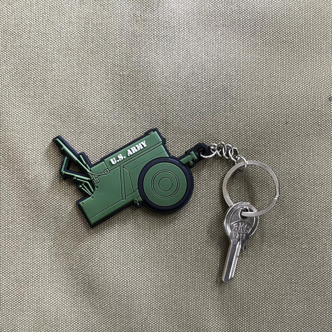 3D PVC KEYCHAIN - JEEP US ARMY