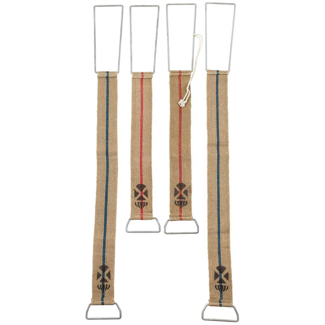 Juta szalagok fém hátlappal - Katonai felesleg a svéd hadseregtől - újszerű állapotban