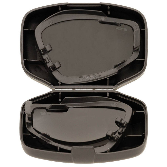 SPARE LENSES FOR SAFETY GOGGLES - ESS V12 - SMOKE - MILITARY SURPLUS - USED