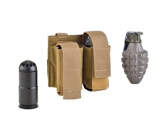 DOUBLE GRENADE POUCH - DEFCON 5® - COYOTE TAN