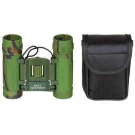 ÖSSZECSUKHATÓ TÁVCSŐ - 8 x 21 - RUBIN LENCSÉK - MFH® - WOODLAND