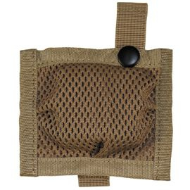 GB Antenna pouch, "MOLLE", khaki, like new 9x10 cm