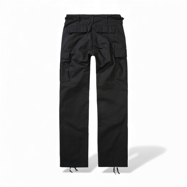 Womens BDU Pants - Ripstop - Black - Brandit