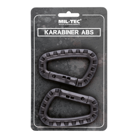 ABSZ MŰANYAG KARABINER KÉSZLET - Mil-Tec® - FEKETE