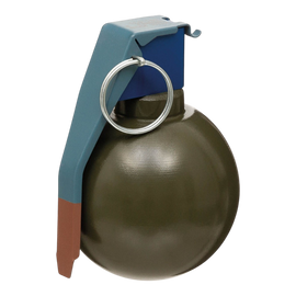 Hand grenade, M 67, OD green, wooden, Deco