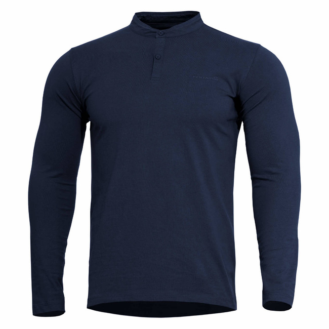 HOSSZÚ UJJÚ PÓLÓ - "ROMEO HENLEY" 2.0 - PENTAGON® - ÉJKÉK