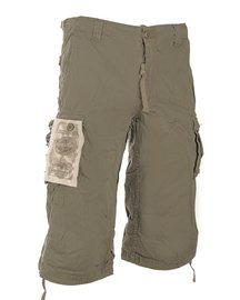 Air Combat 3/4-es nadrág, előmosott, Khaki