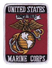 Us ′Marine Corps′ Textile Badge