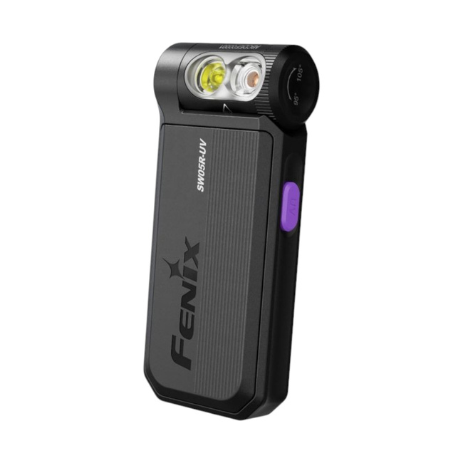 SW05R-UV LED zseblámpa - Fekete - Fenix