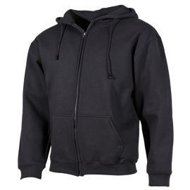 Hooded-Sweater-Jacket, Black