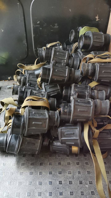 VALDADA I.O.R. 7x40 MILITARY BINOCULARS - MILITARY SURPLUS ROMANIAN ARMY - USED