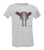 PRINTED T-SHIRT - LUGER GUNS - D.FIVE - GREY