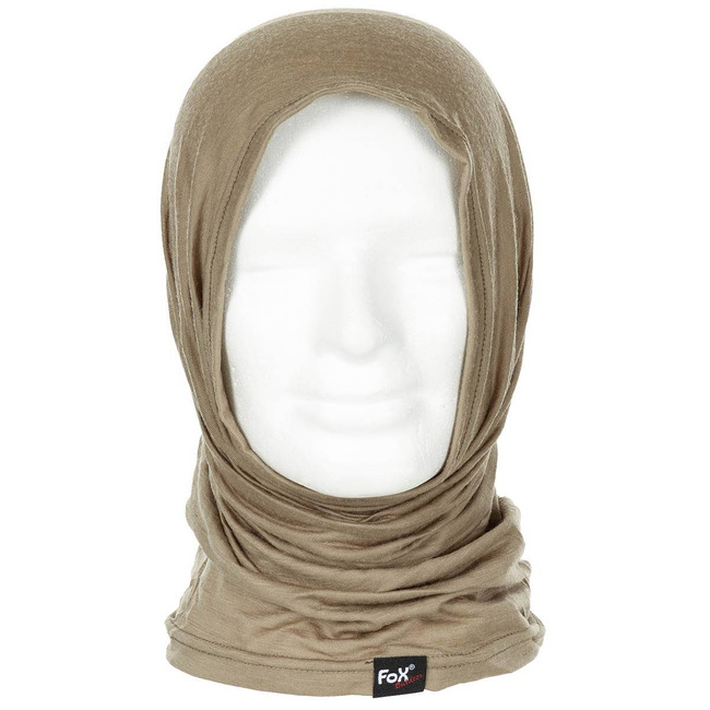 NECK GAITER - "MERINO LITE" - Fox Outdoor® - COYOTE TAN
