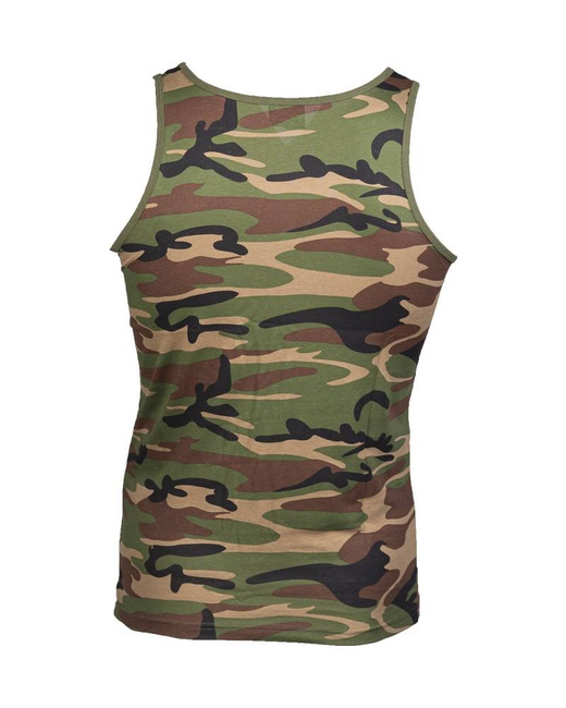 COTTON TANK TOP - Mil-Tec - WOODLAND