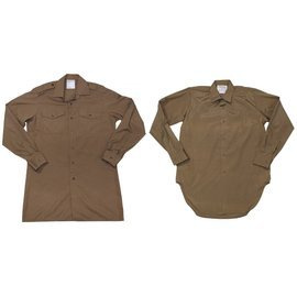 HOSSZÚ UJJÚ ING - KHAKI - BRIT KATONAI FELESLEG - HASZNÁLT