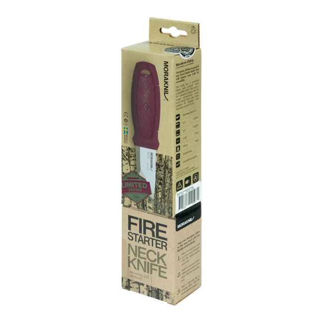 NECK KNIFE - ELDRIS - STAINLESS STEEL - MORAKNIV® - RED