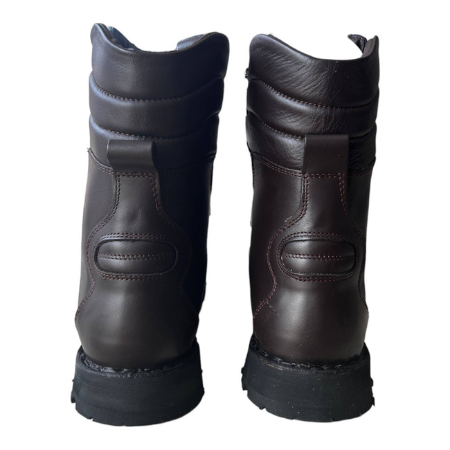 PROFESSIONAL COMBAT BOOTS - ROMANIAN ARMY MILITARY SURPLUS - BROWN - LIKE NEW