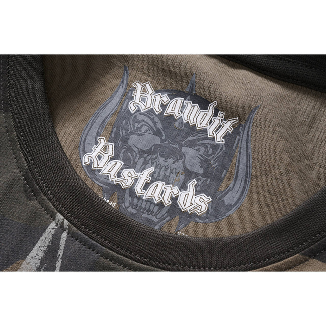 MOTÖRHEAD PAMUT PÓLÓ WARPIG NYOMTATÁSSAL - DARKCAMO - BRANDIT