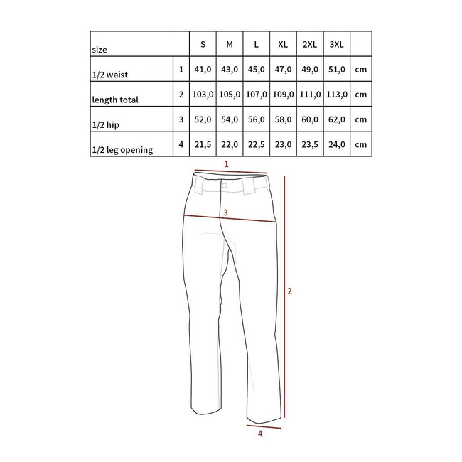 TAKTIKAI NADRÁG - RIP-STOP - OD