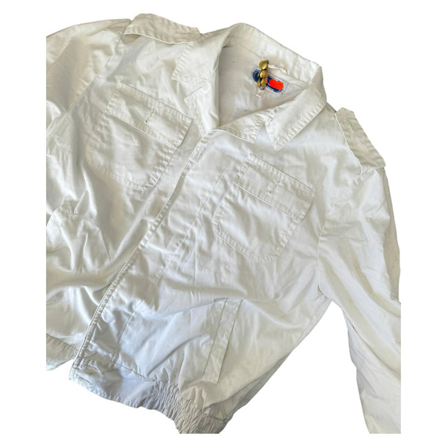 Kadét dzseki - Katonai felesleg a román hadseregtől - Fehér - használt