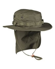 BRIT BOONIE SAPKA NYAK NAPELLENZŐVEL - RIPSTOP - Mil-Tec® - OD