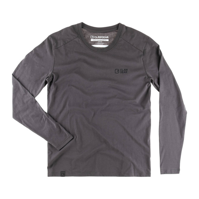 BASIC LONG SLEEVE T-SHIRT - WOLF GREY - CLAWGEAR