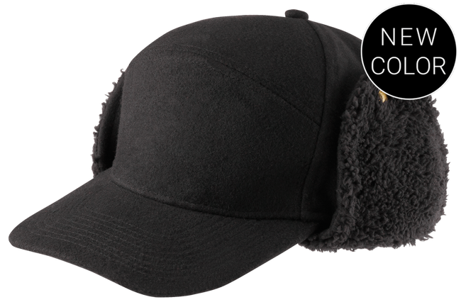 WINTERCAP "LUMBERJACK" - BLACK - BRANDIT