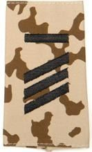 EMBLÉMA - GERMAN ARMY TROPICAL CAMO/BLACK SHOULDER LOOPS ´HAUPTGEFREITER UA´