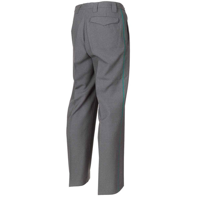 SERVICE PANTS - WITH STRIPES - GREY - AUSTRIAN MILITARY SURPLUS - LIKE NEW