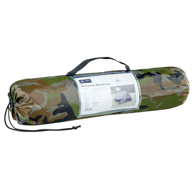 SÁTOR KÉT SZEMÉLYRE - MINIPACK - WOODLAND CAMO